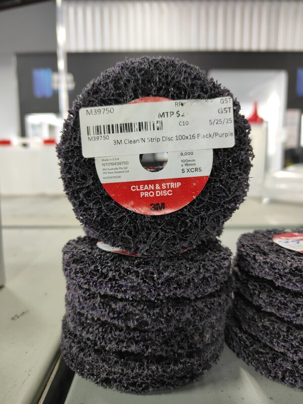 3M Scotch-Brite Clean & Strip Pro Black/purple 100mm/16mm