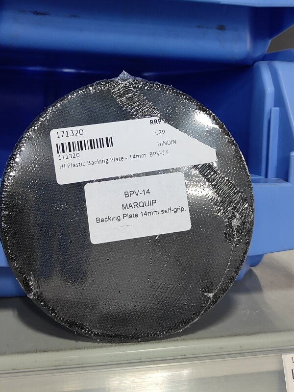 HI Plastic Backing Plate - 14mm  BPV-14