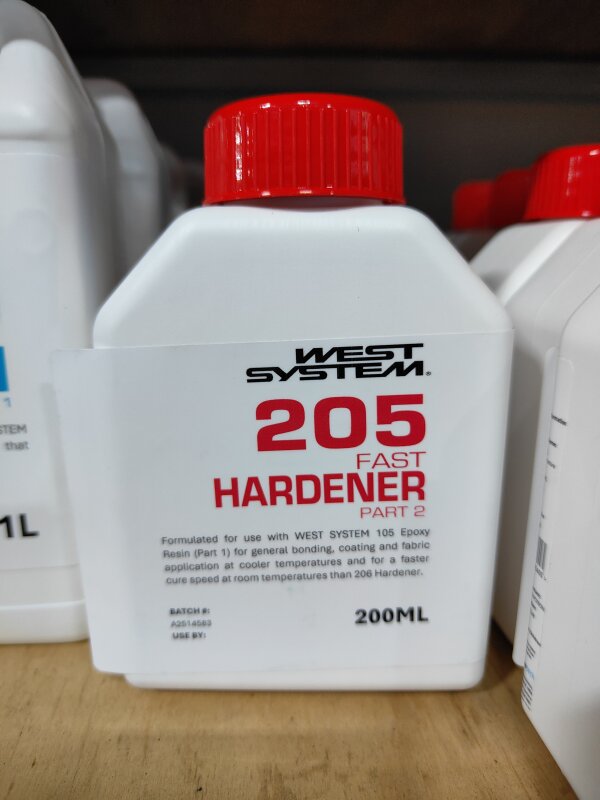 WEST 205 FAST EPOXY HARDENER 200ML