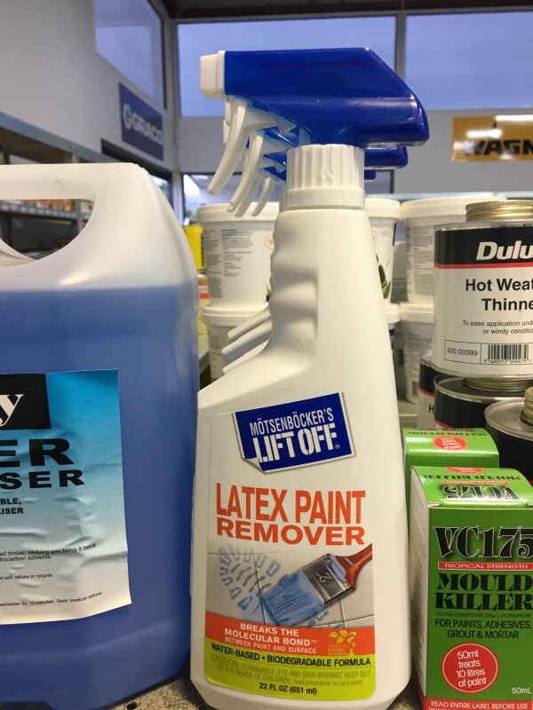 LIFT OFF LATEX PAINT REMOVER
