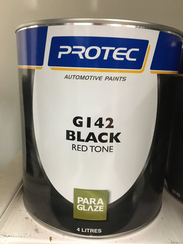 PARAGLAZE G142 BLACK - RED TONE 4L (GRP 1)