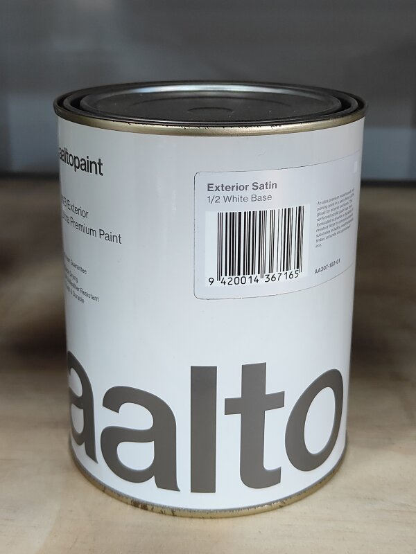 Aalto Ultra Premium Exterior Satin 1/2 White Base 1L