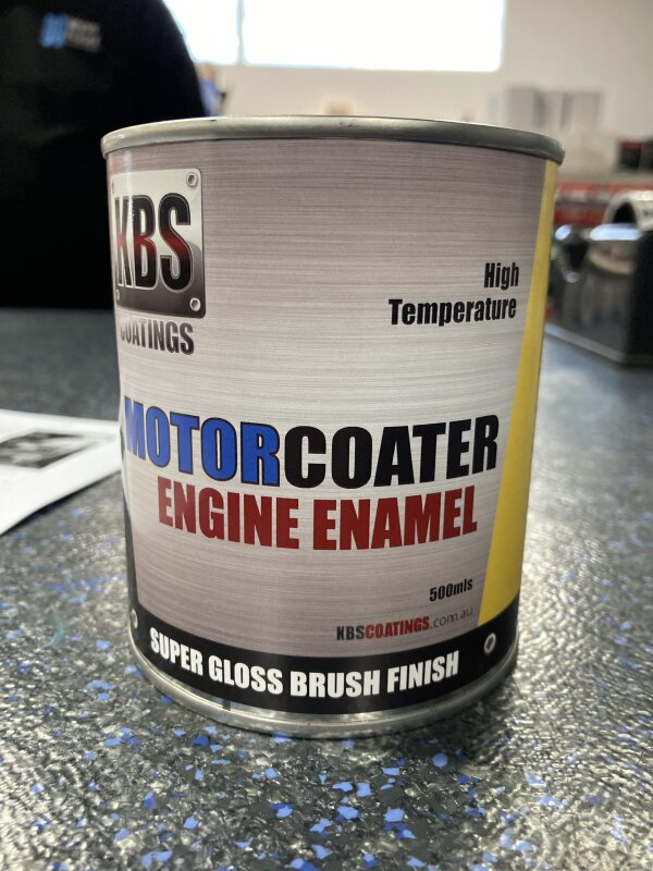 KBS Engine Enamel Velvet Satin Black 500ml