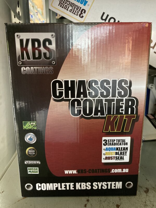 KBS CHASSIS COATER KIT SAT BLACK