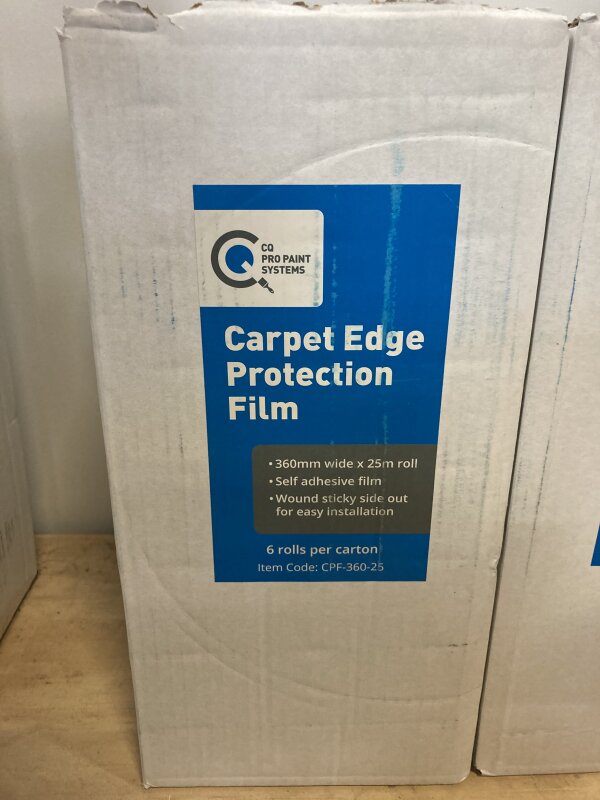 CQ Carpet Protection 360mm x 25m 50mic Film