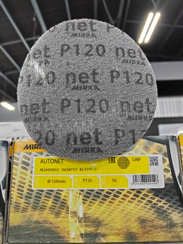 AUTONET 150MM GRIP P120/EACH