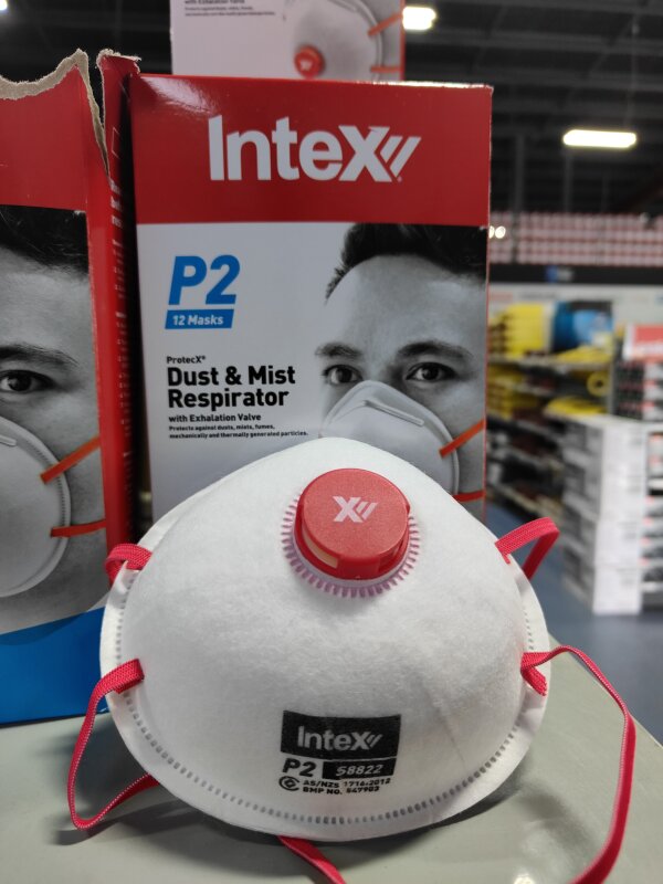 INTEX P2 DUST AND MIST RESPIRATOR