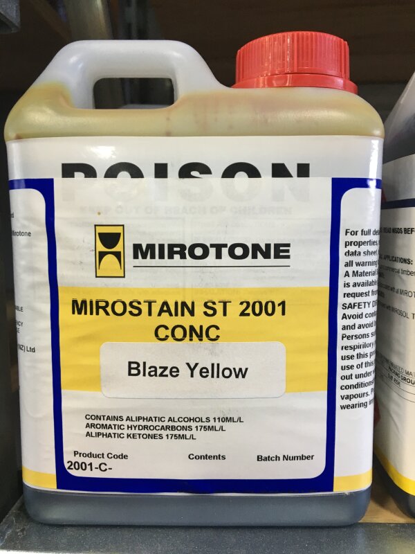 MI Stain ST 2001 NGR Conc Blaze Yellow 1L