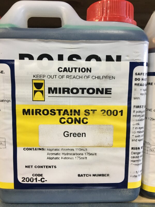 MI Stain ST 2001 NGR Conc Green 1L