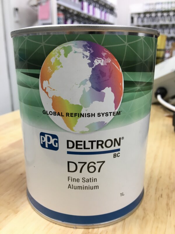 DELTRON D767 FINE SATIN ALUMINIUM / 1L