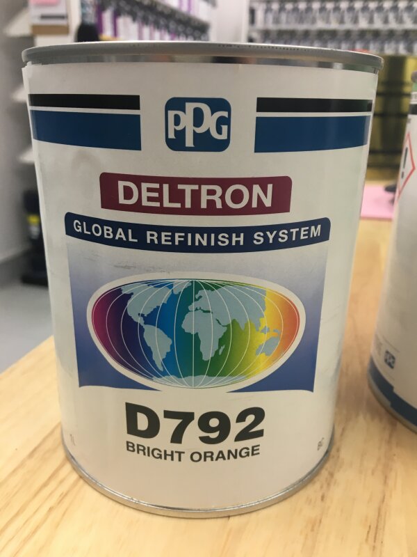 DELTRON D792 BRIGHT ORANGE / 1L