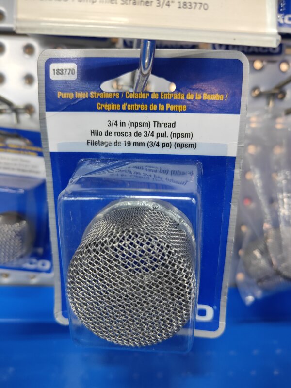 GR GRACO Pump Inlet Strainer 3/4