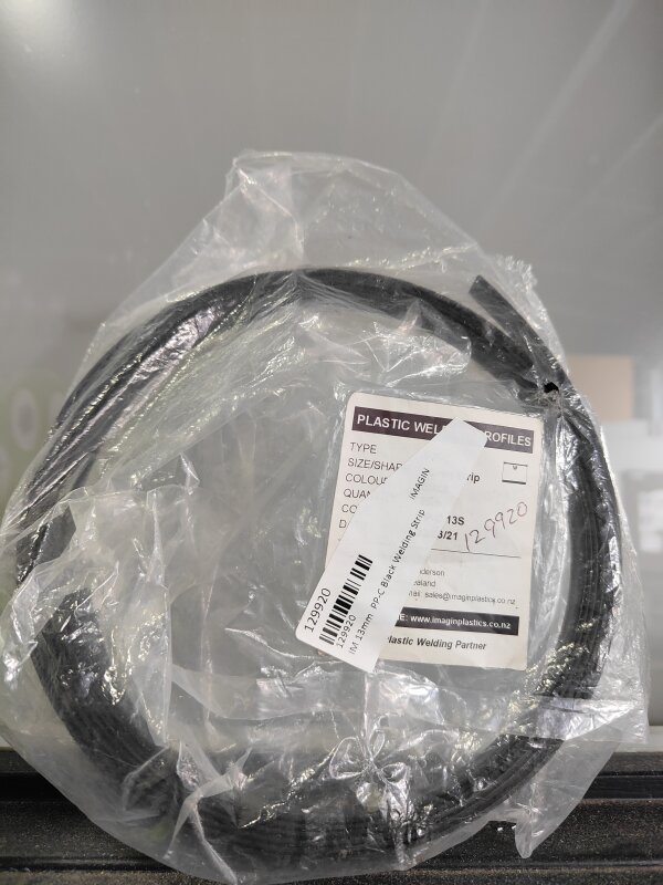 IM 13mm  PP-C Black Welding Strip