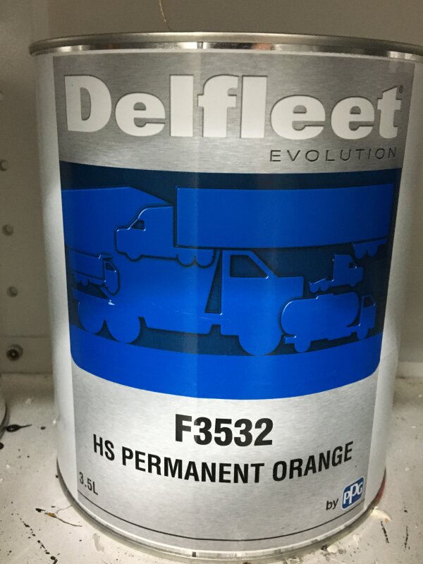 DELFLEET F3532 HS PERMANENT ORANGE / 3.5L