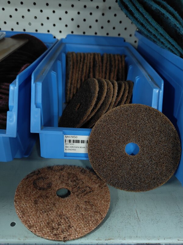 SG BROWN BEAR-TEX COARSE 100MM SURFACE BLENDING