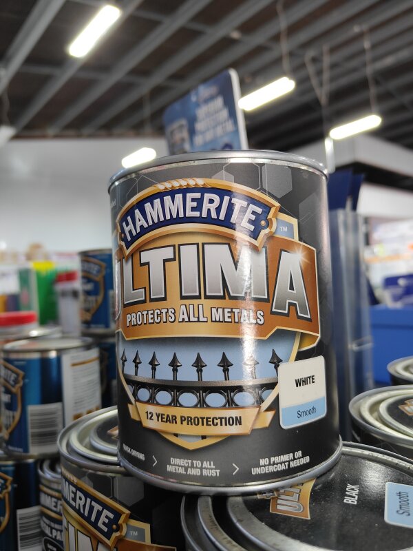 HM HAMMERITE ULTIMA SMOOTH WHITE 750ML