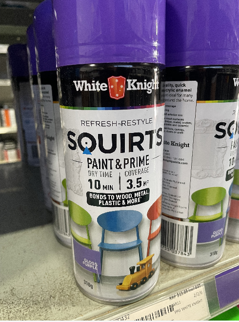 White Knight Squirts Purple 310gm