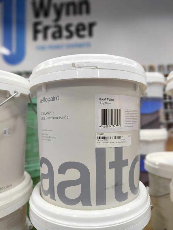 Aalto Ultra Premium Roof Paint Grey Base 10L