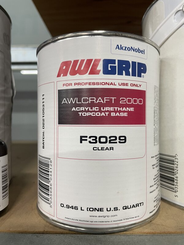 Awlcraft 2000 Topcoat Clear Base OF3029 946ml