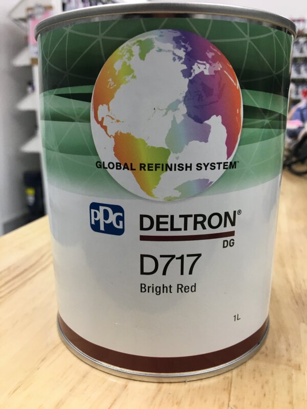 DELTRON D717 BRIGHT RED DG / 1L