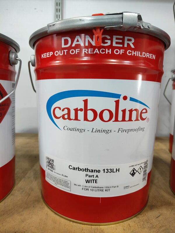 CARBOTHANE 133LH - WITE - 8 LITRE BASE