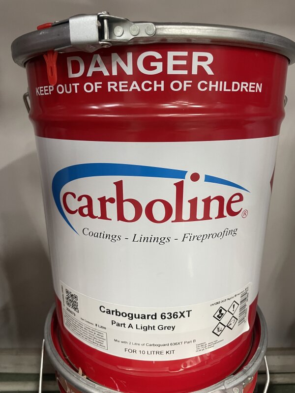 CARBOGUARD 636 XT  LIGHT GREY 8 LITRE