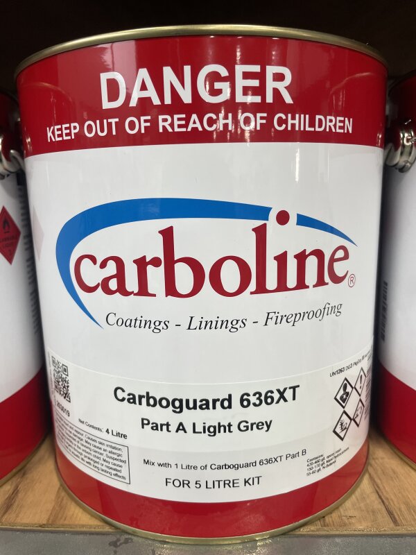 CARBOGUARD 636 XT  LIGHT GREY 4 LITRE