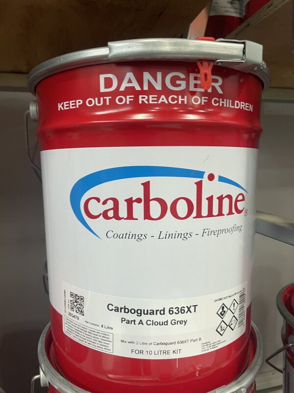 CARBOGUARD 636 XT CLOUD GREY 8 LITRE