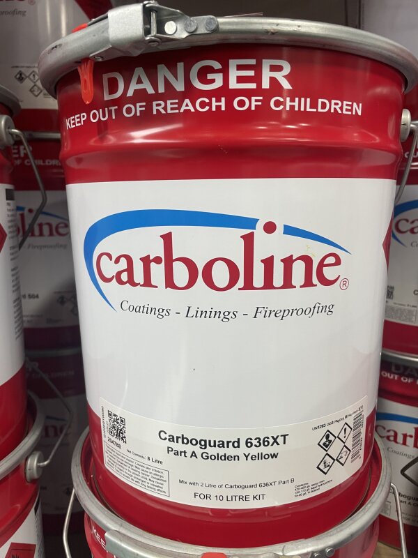 CARBOGUARD 636 XT GOLDEN YELLOW 8 LITRE