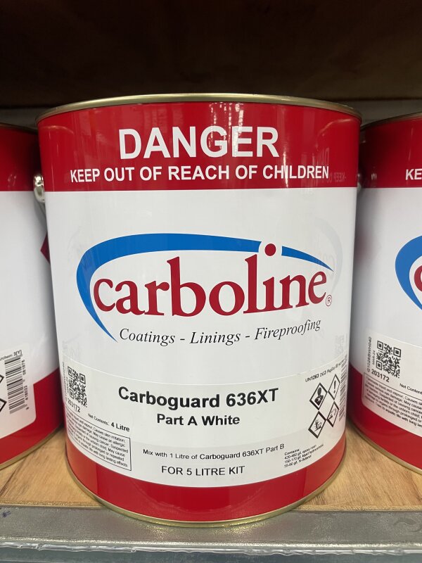 CARBOGUARD 636 XT WHITE 1 LITRE (WE DECANT)