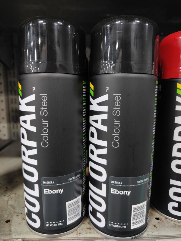 COLOUR STEEL EBONY AEROSOL