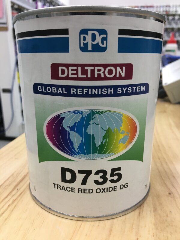 DELTRON D735 TRACE RED OXIDE DG / 1L