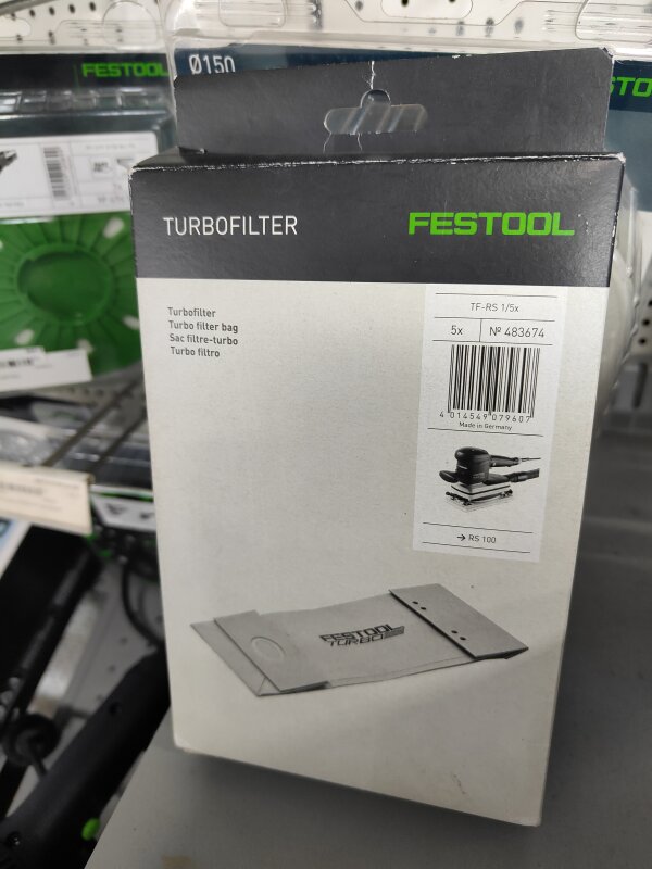 FE Turbofilter Bags RS1  5 pce TF-RS1