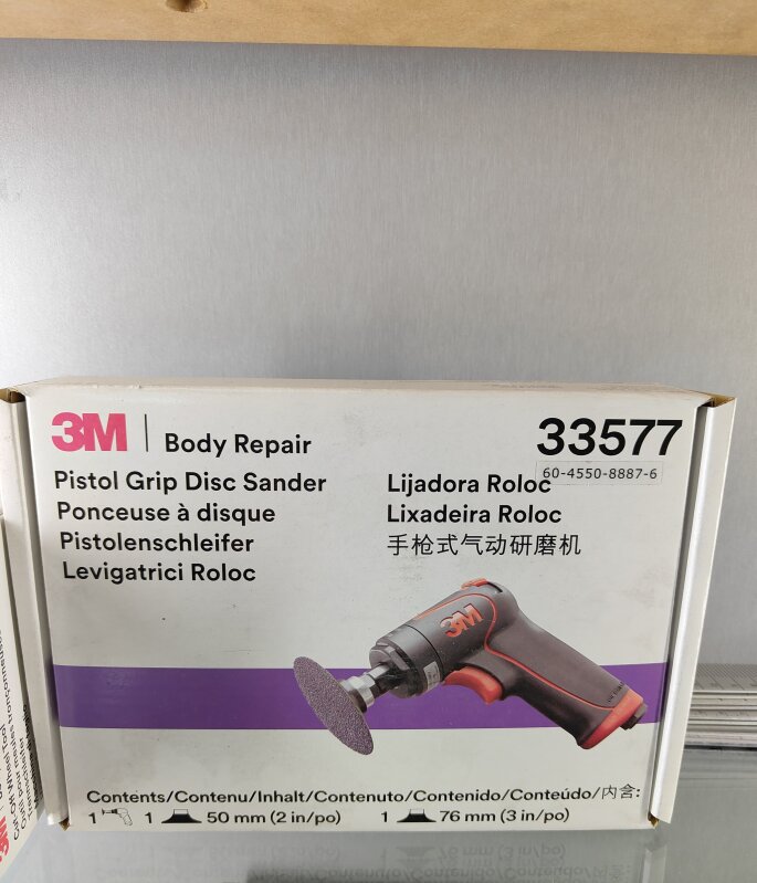 33577 BODY REPAIR PISTOLGRIP DISC SANDER 50MM X 75MM