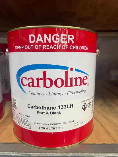 CARBOTHANE 133LH BLACK PART A 4L