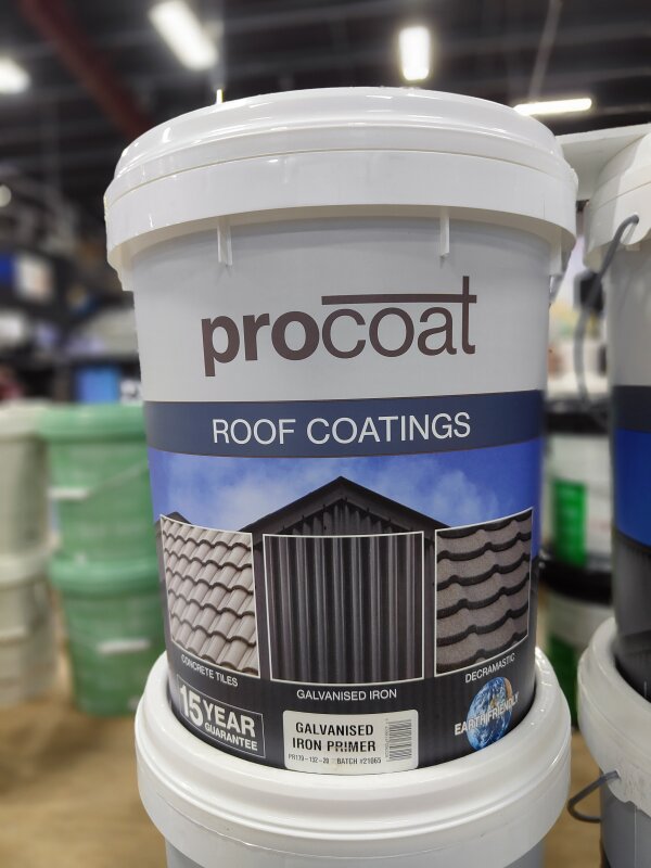 PROCOAT GALVANISED IRON PRIMER 20L WATER BASED