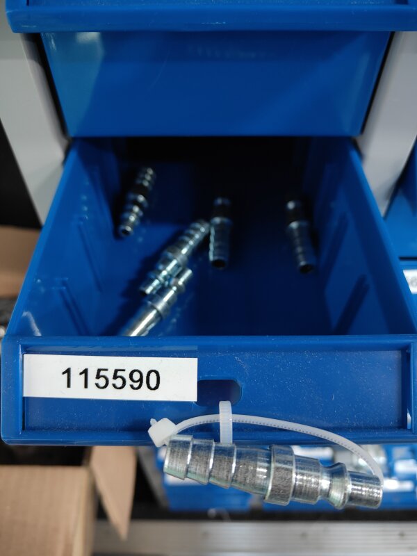 HI Air QD Connector x10mm Hose Barb QD6H