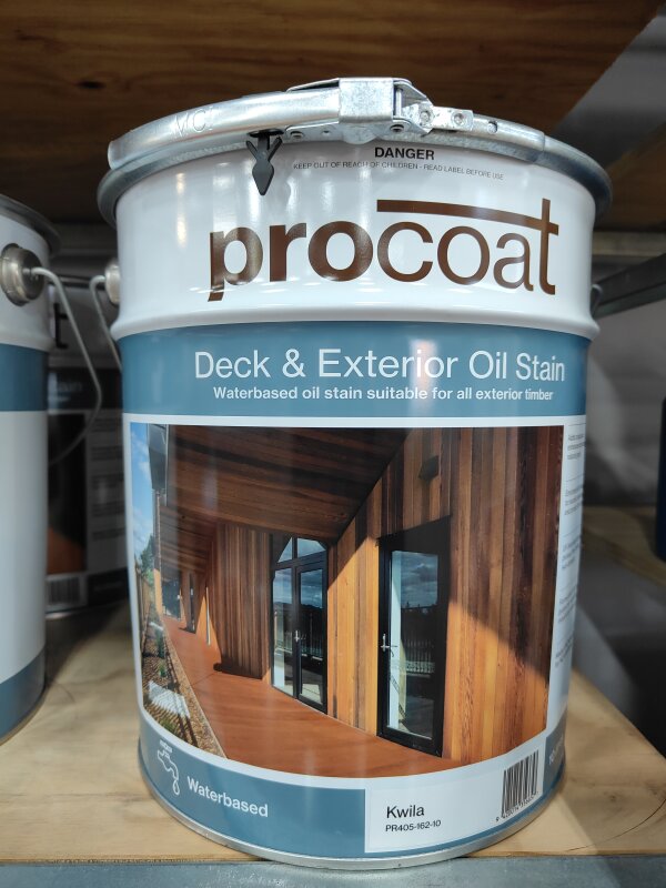 Procoat WB Deck & Exterior Oil Stain Kwila 10L