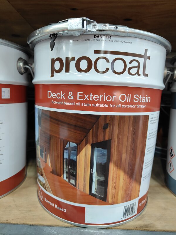 Procoat OB Deck & Exterior Oil Stain Natural 10L