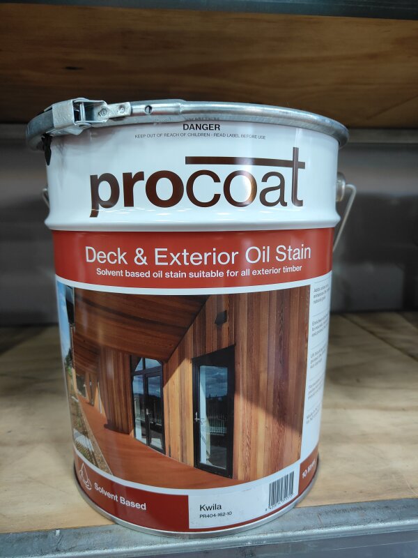 Procoat OB Deck & Exterior Oil Stain Kwila 10L