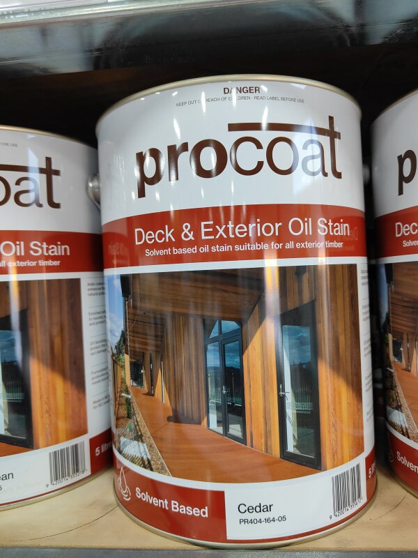 Procoat OB Deck & Exterior Oil Stain Natural Cedar 5L