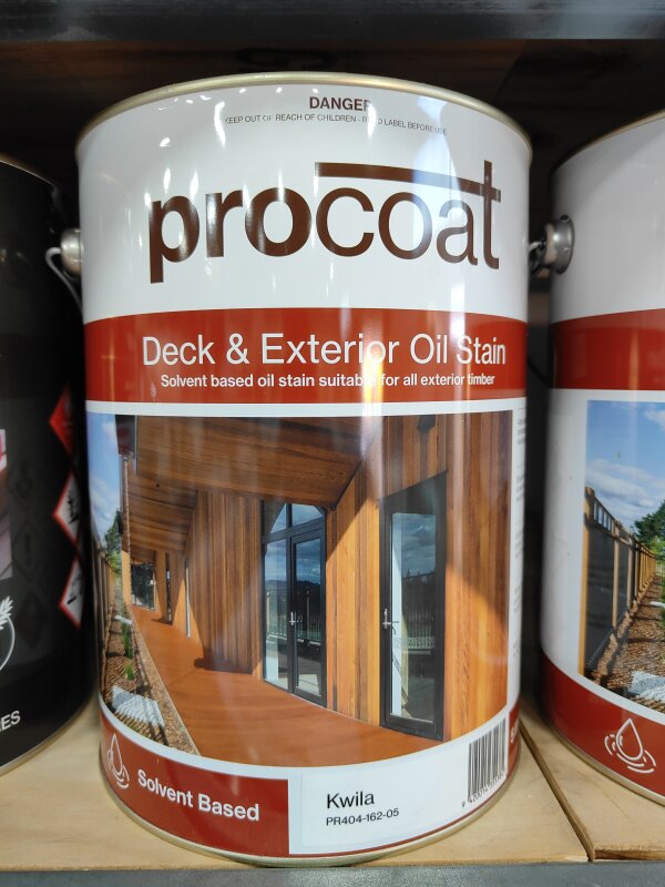 Procoat OB Deck & Exterior Oil Stain Kwila 5L