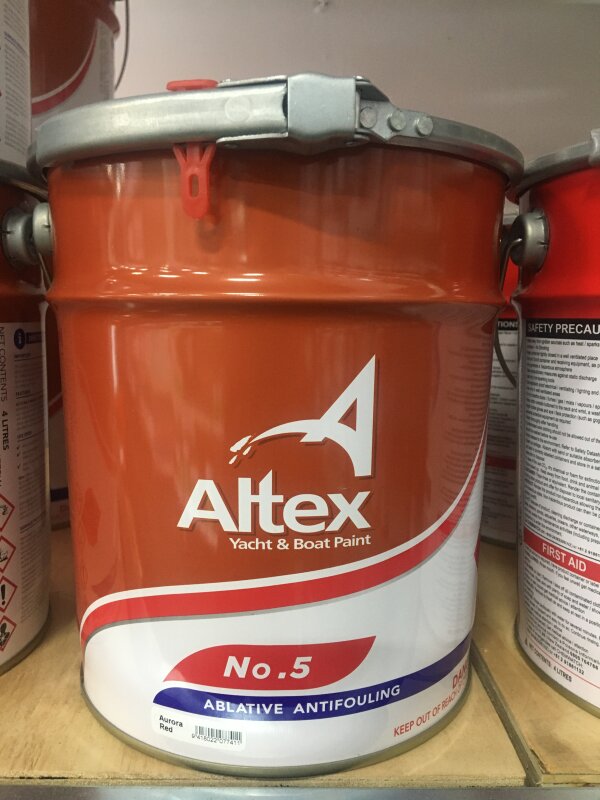 AYB No.5 Antifoul Aurora Red 4L