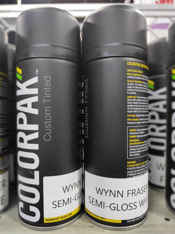 WYNN FRASER AEROSOL - SEMI GLOSS WHITE