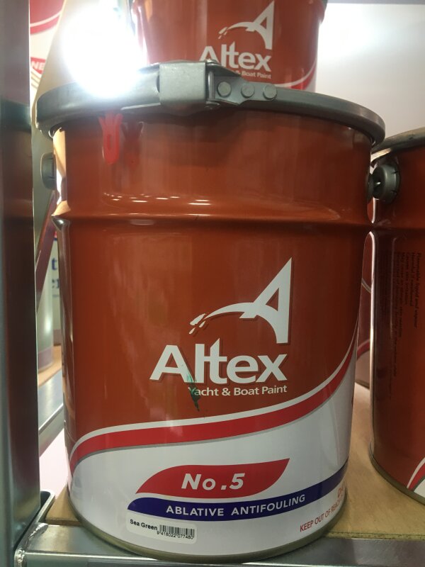 AYB No.5 Antifoul Sea Green 4L