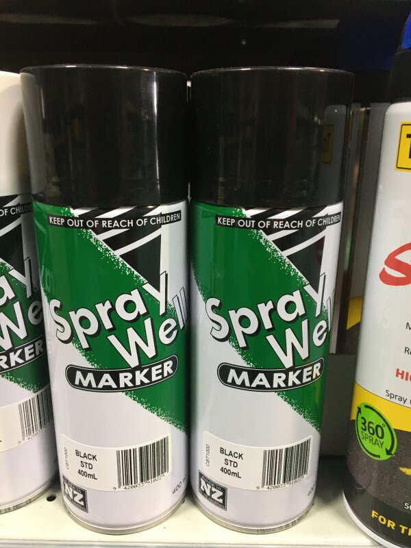 DM Spraywell Marker - 400ml Black