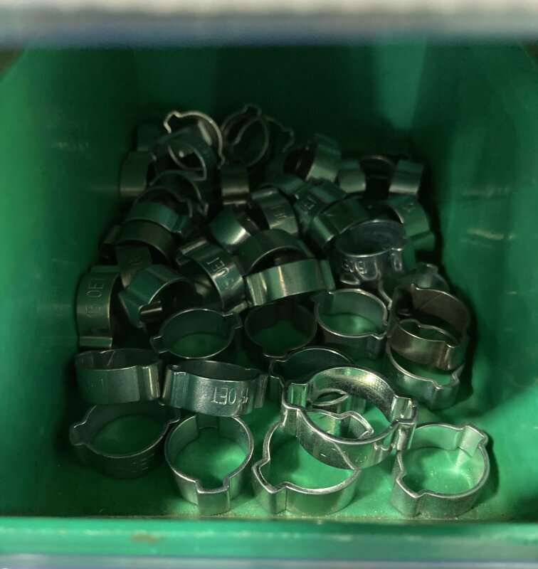 AF Hose Clip 2-Ear  13-15mm