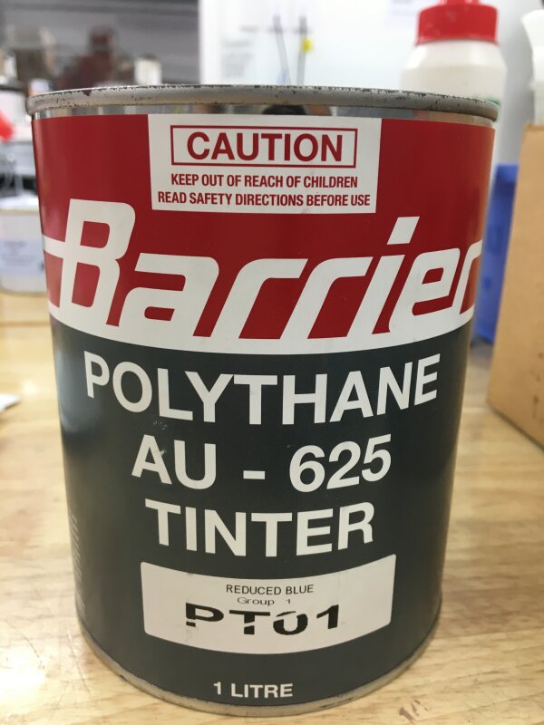 625 POLYTHANE PT-01 REDUCED BLUE 1L (GRP 1)