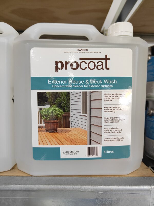 Procoat House & Deck Wash Concentrate 4L