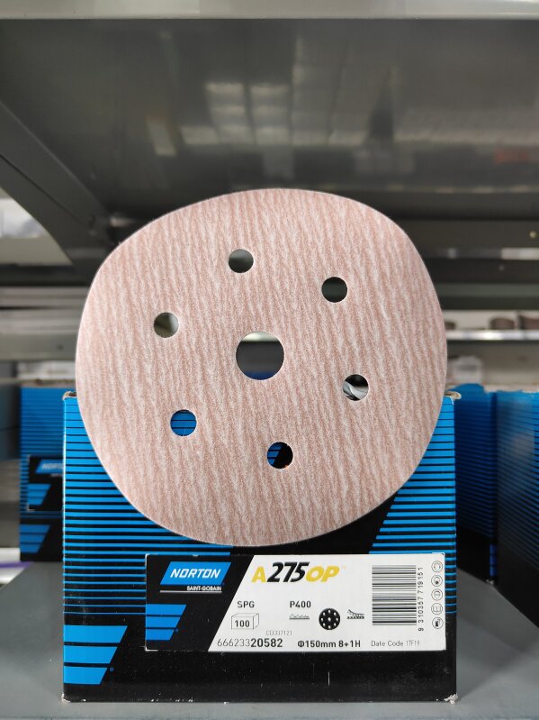 NO-FIL SPEED-GRIP A275 DISCS 125MM X 8H P400